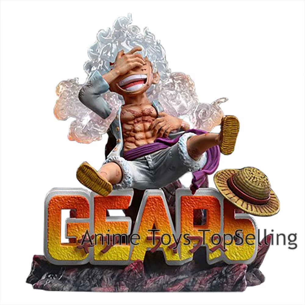 12Cm One Piece Luffy Figure Gear 5 Luffy Action Figure Statues Figurine Birthday Gifts 4"