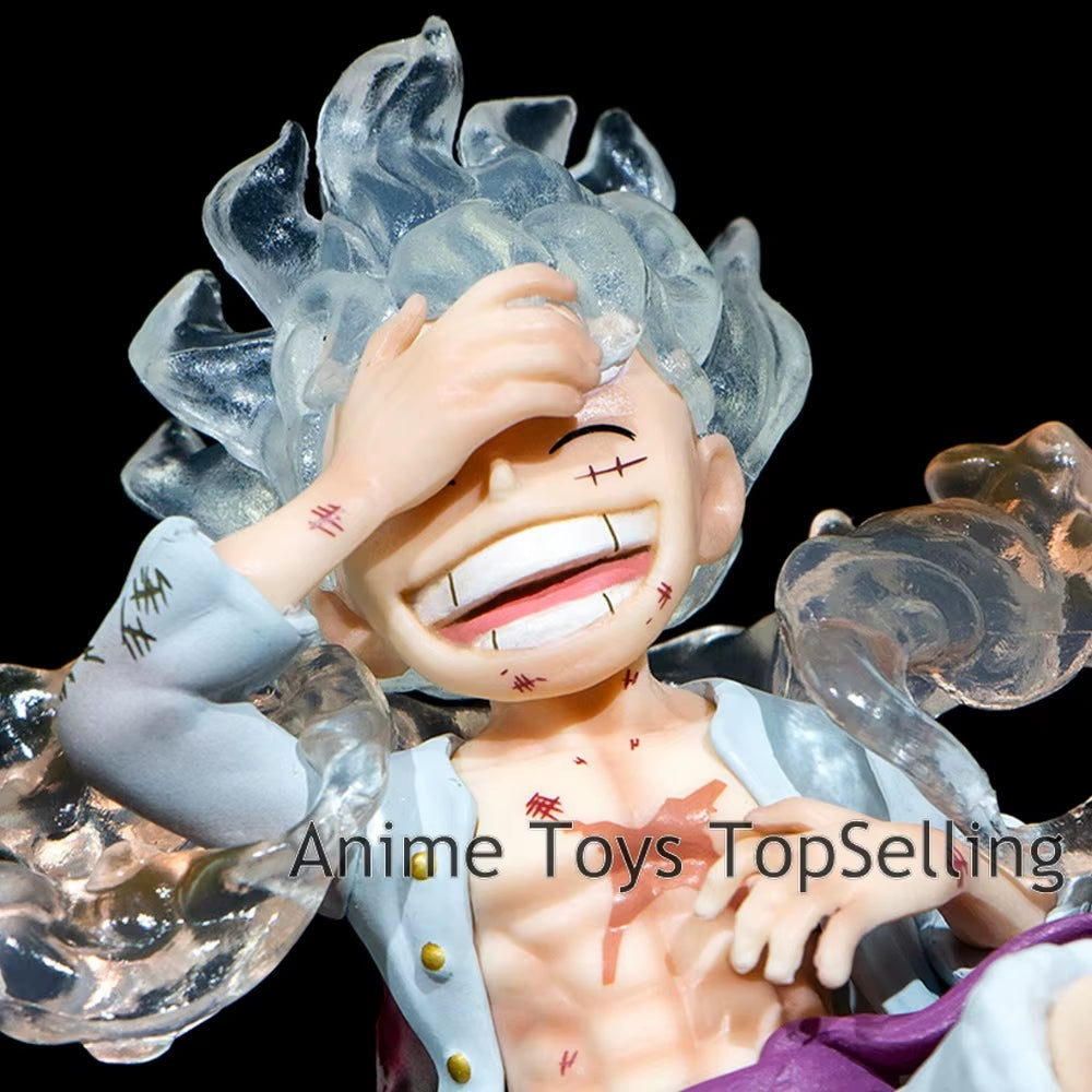 12Cm One Piece Luffy Figure Gear 5 Luffy Action Figure Statues Figurine Birthday Gifts 4"