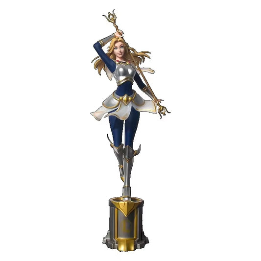 League of Legends the Loose Cannon Jinx Kaisa Luxanna Crownguard Anime Game 3D Pen Desktop Decoration Action Figures Model