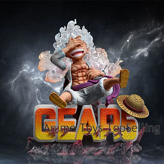 12Cm One Piece Luffy Figure Gear 5 Luffy Action Figure Statues Figurine Birthday Gifts 4"