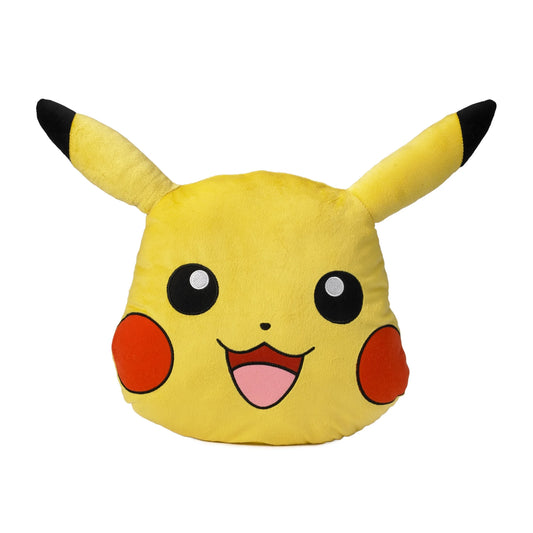 Kids Pikachu Bedding Plush Cuddle and Decorative Pillow Buddy, Yellow